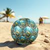 1pc Oceanic Serenity Theme Soccer Ball Football, Size 5, Lightweight PVC, Durable Outdoor Training Soccer Ball, Gift M61412
