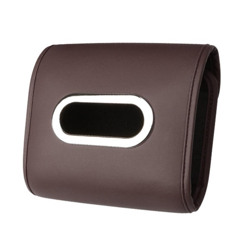 Porta Fazzoletti per Auto, Copertura Scatola Fazzoletti in Pelle PU per Sedile Posteriore Auto, Perfetto per l'Organizzazione e gli Usi Quotidiani