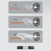 USB Car Fan Dual Head Cooling Air Fan Independent Switch 3 Speeds Adjustable Auto Headrest Cooler Fan For Rear Seat