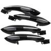 Schwarz/Weiß Auto Außen Komfort Zugang Türgriff Für BMW 5 7 Serie F01 F02 F06 F10 520d 520i 525d 528i 530d 530i