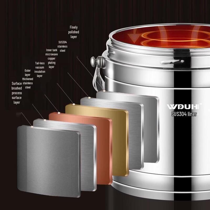 Qiwei 316 Stainless Steel Vacuum Insulated Food Container