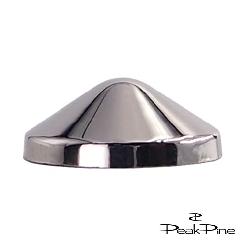 Peak Pine Germanium Beads, Made in Japan, Pointed, Peak Shape, 10 Pieces, Solid Wood, Takachiho Metal/GE-7.2M-10