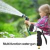 Metal/ABS Nozzle High Pressure Metal Water Spray Gun Rust Prevention with Rubber Handle for Car Garden Lawn Wash for Cleaning