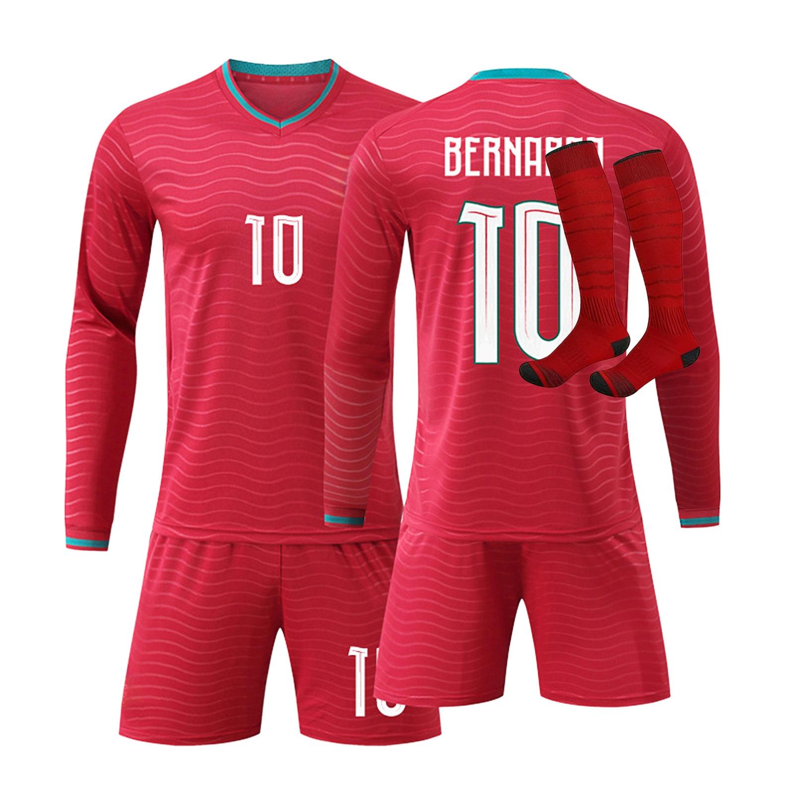 2526 Away Jerseys Sports Team Uniform Set Football Training Suit Set L