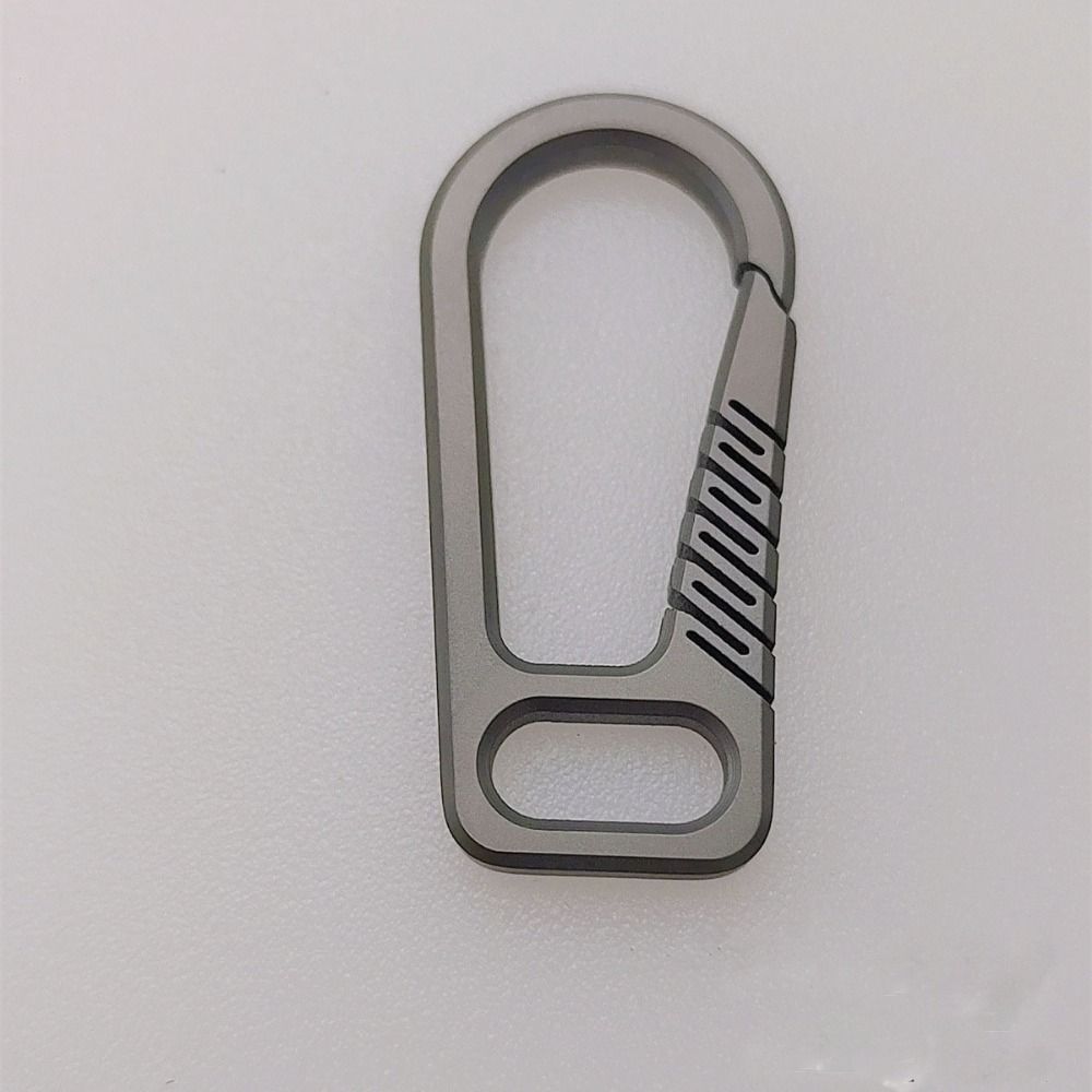 Titanium Alloy Titanium Alloy Keyrings Super Lightweight Pendant New EDC Tool  Male Creativity Gift