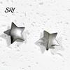 Star Hair Accessories 1 Pair Hairpins Five-Pointed Shape Clips Metal Sturdy Texture Side Bang Pins Fade-Resistant Accessory Small Decorative