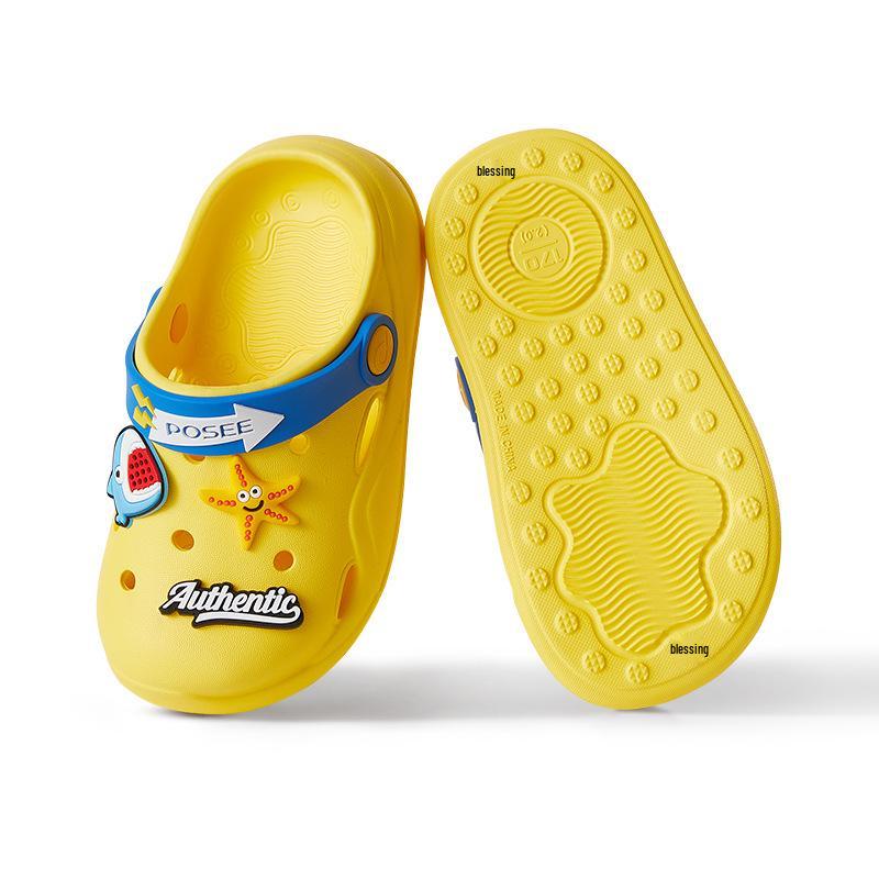 Puxi SpongeBob Kids  Non-Slip Sandals, Summer Cartoon Slides for Outdoor and Home Use