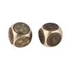 Rotating Six-Faced Chinese Lucky Coin Spinner Toys Crafts Stress Anxiety Relief Sensory Focus Tool For Birthday Christmas Gift
