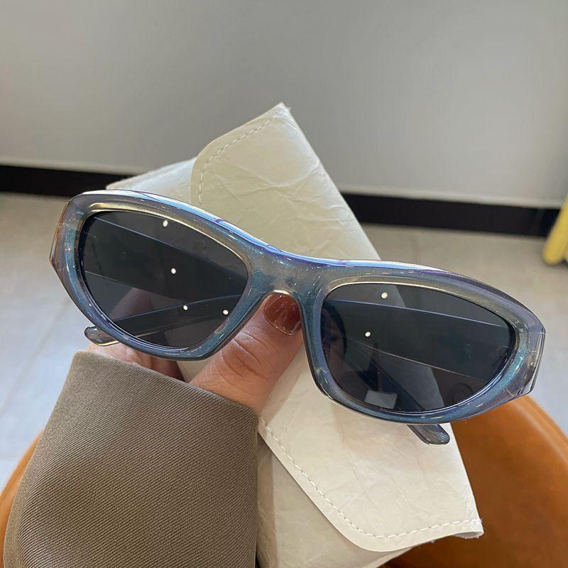 Y2K Millennial Style Purple Sunglasses Women S High-End Sense Funny Photo Sunglasses Retro no specifications