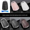 Genuine Leather Key Case for Cadillac XT5, CT5, XTS Key Fob - Unisex Design with Buckle