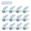6/12/16Pcs Shoe Slots Organizer,Adjustable Double Layer Stack Shoe Rack,Shoe Stackers,50% Space-Saving Storage Shoe Rack Holder