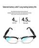 Multi-Function Smart Bluetooth Glasses: Anti-Blue Light Sunglasses, Headphone, Voice Translation, Music & Call Features, Interchangeable Lenses.