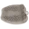 Shower Foot Scrubber Mat Pad Exfoliate Massager with Non Slip Suction Cup Bath Brush Grey
