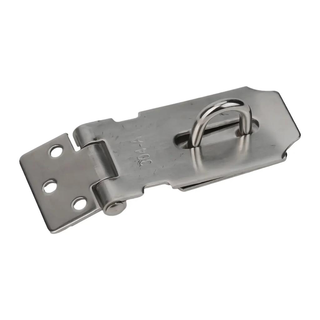 Lock Gate Bolt Door Clasp Sliver Staple Gate Door Lock Burglar Proof Door Lock Easy Install Shed Latch Padlock