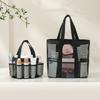 Portable Beach Bag Bathing Bag Foldable Mesh Beach Bag Fitness Swimming Bag Storage Bag Large Capacity Portable Bag