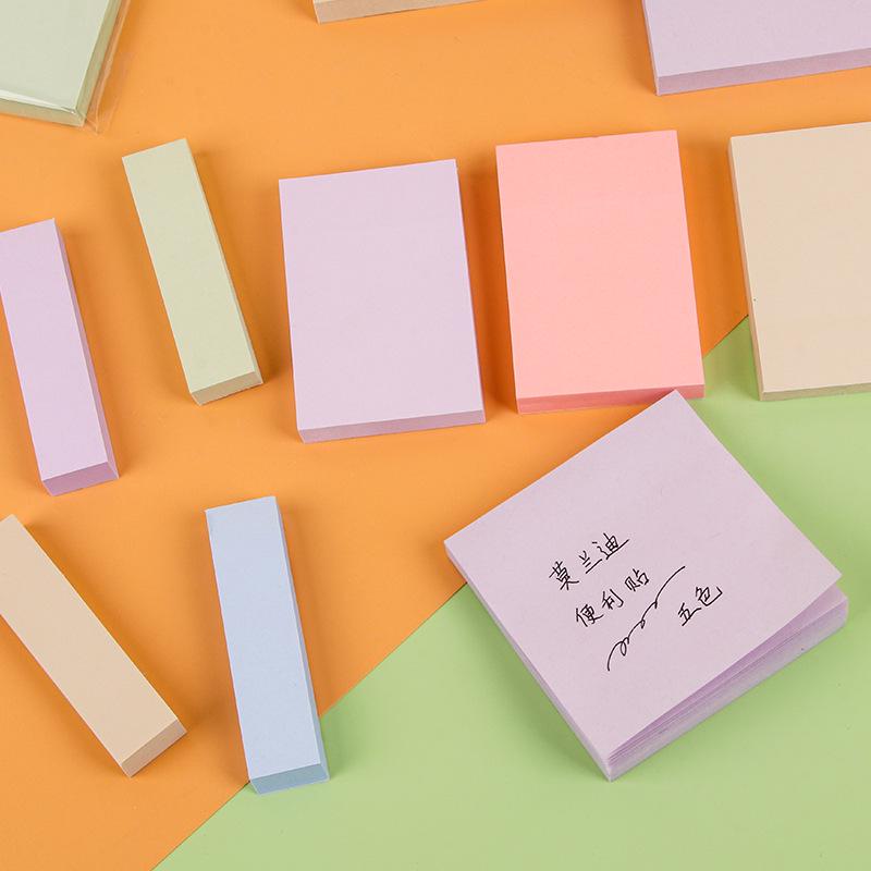 Morandi Color Sticky Notes - Tearable Student Stationery Index Tabs & Message Memo Pads
