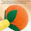 1PCS  Coarse Cloth Ai Cao Meridian Massage Hammer Persimmon-Shaped Handheld Tool For Full Body Therapy Neck, Shoulder