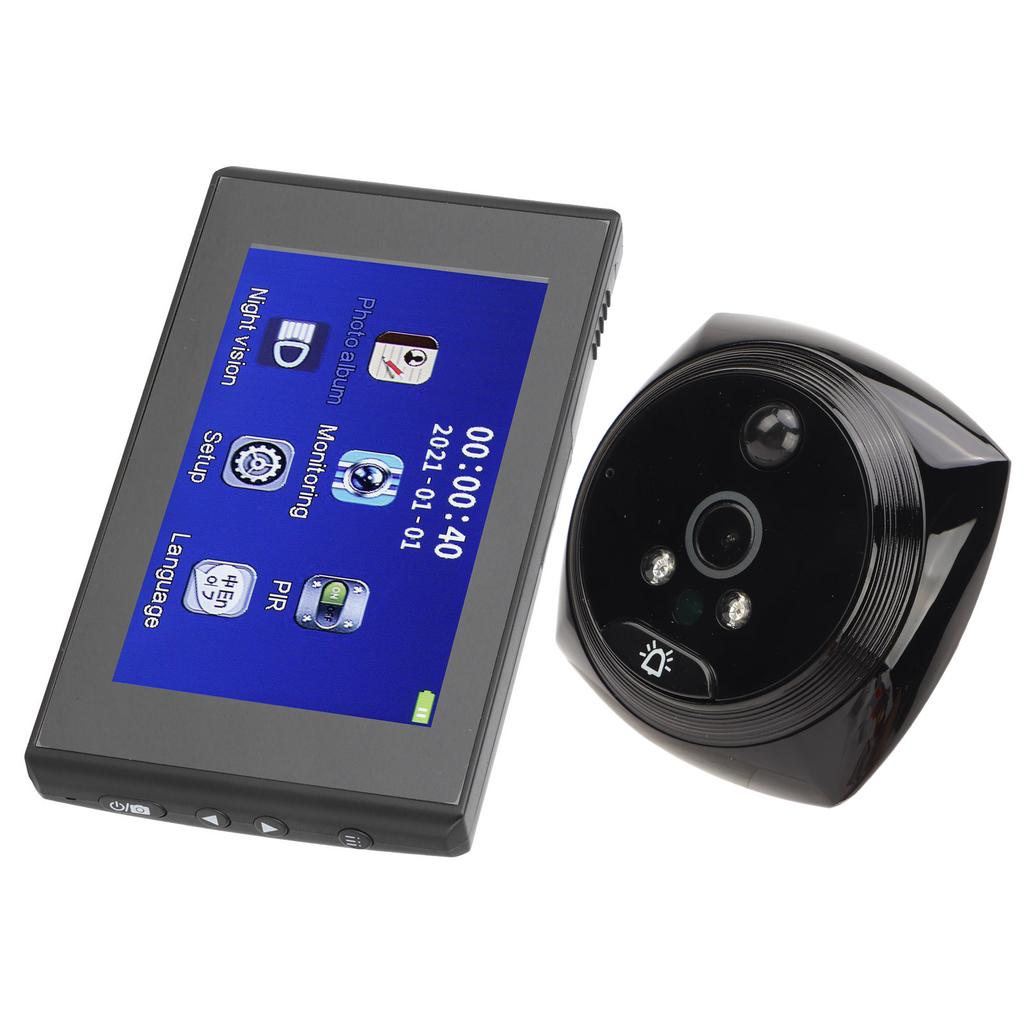 Video Doorbell 4.5in HD Intelligent Electronic Camera Door Viewer with Motion Detection