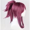 Peruci de joc de 45 cm K/DA Akali Perucă coadă de cal Peruci Cosplay KDA Păr sintetic rezistent la căldură Peruci Cosplay de petrecere pentru femei
