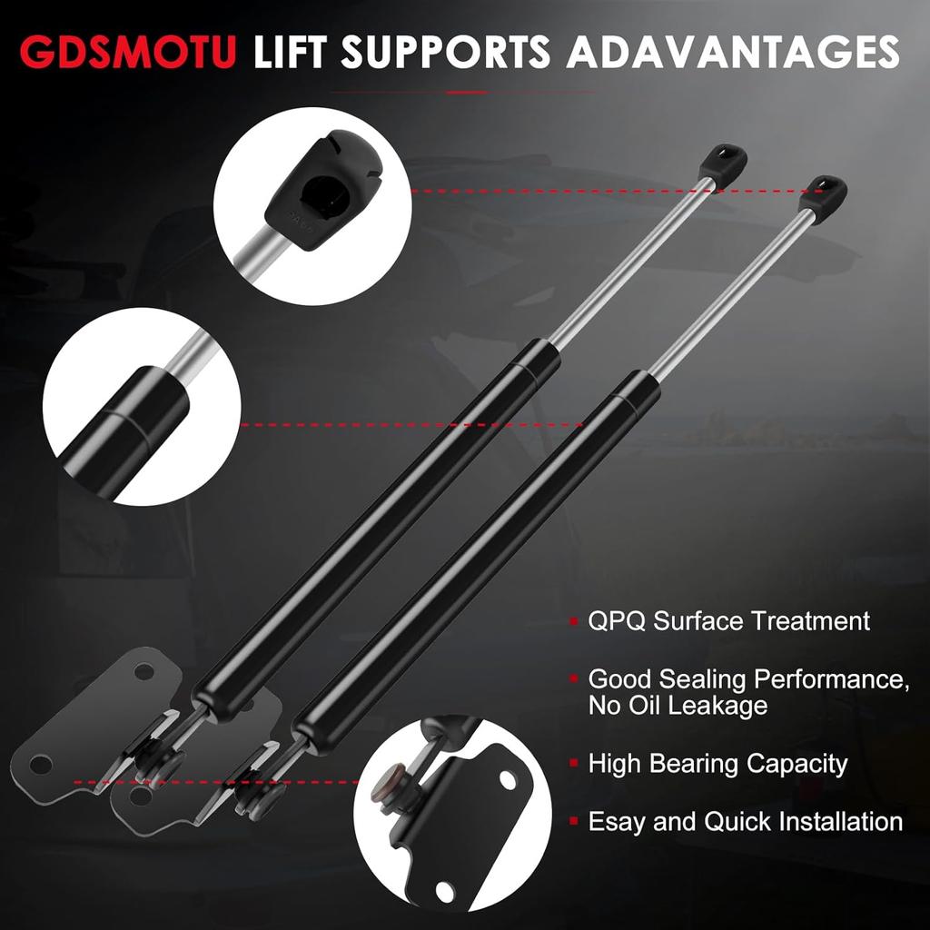 2Pcs Front Hood Lift Supports Struts Shocks for Honda Accord 2003-2007, Replaces 4157 SG326013 PM2024 Gas Springs