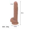 Simulated penis, artificial phallus toy, irregularly shaped soft flesh female sex accessory