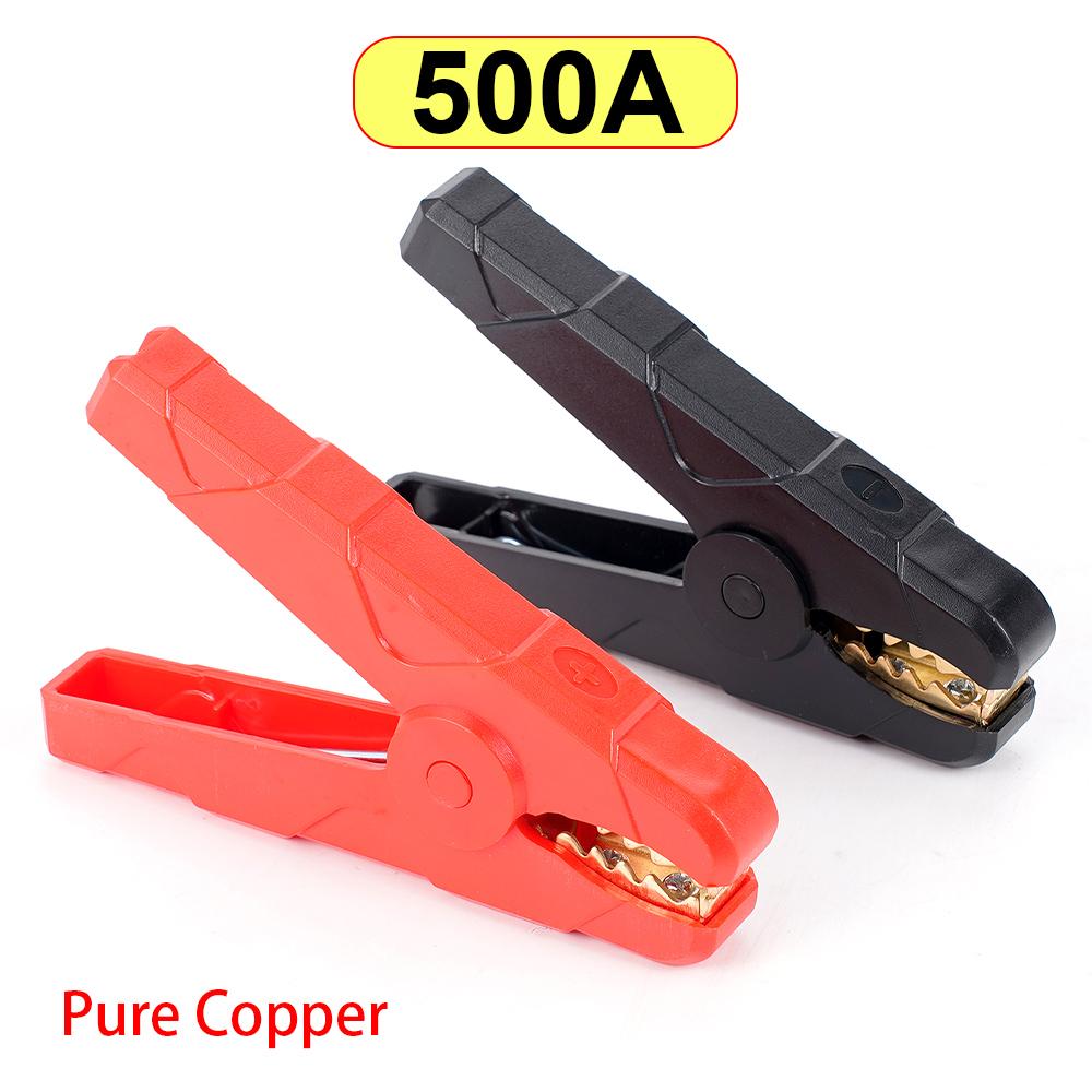 

500A Crocodile Alligator Clip Car Caravan Van Battery Test Lead Clip Alligator Clip Crocodile Clamp Test Connector Plug Power