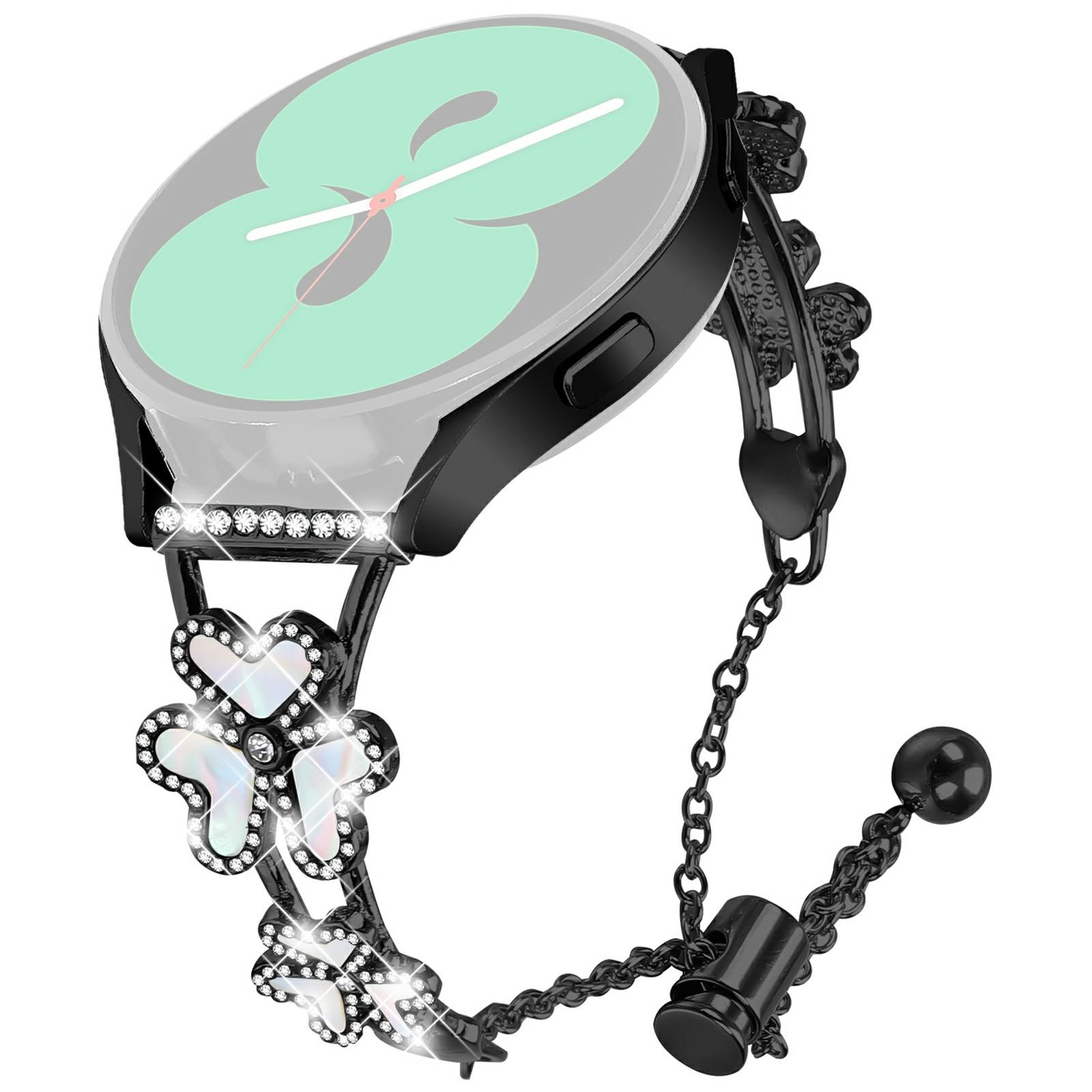 

Metal Band Heart Clover Decor For Samsung Gear Sport/Gear S2 Classic Watch Bracelet Replacement A