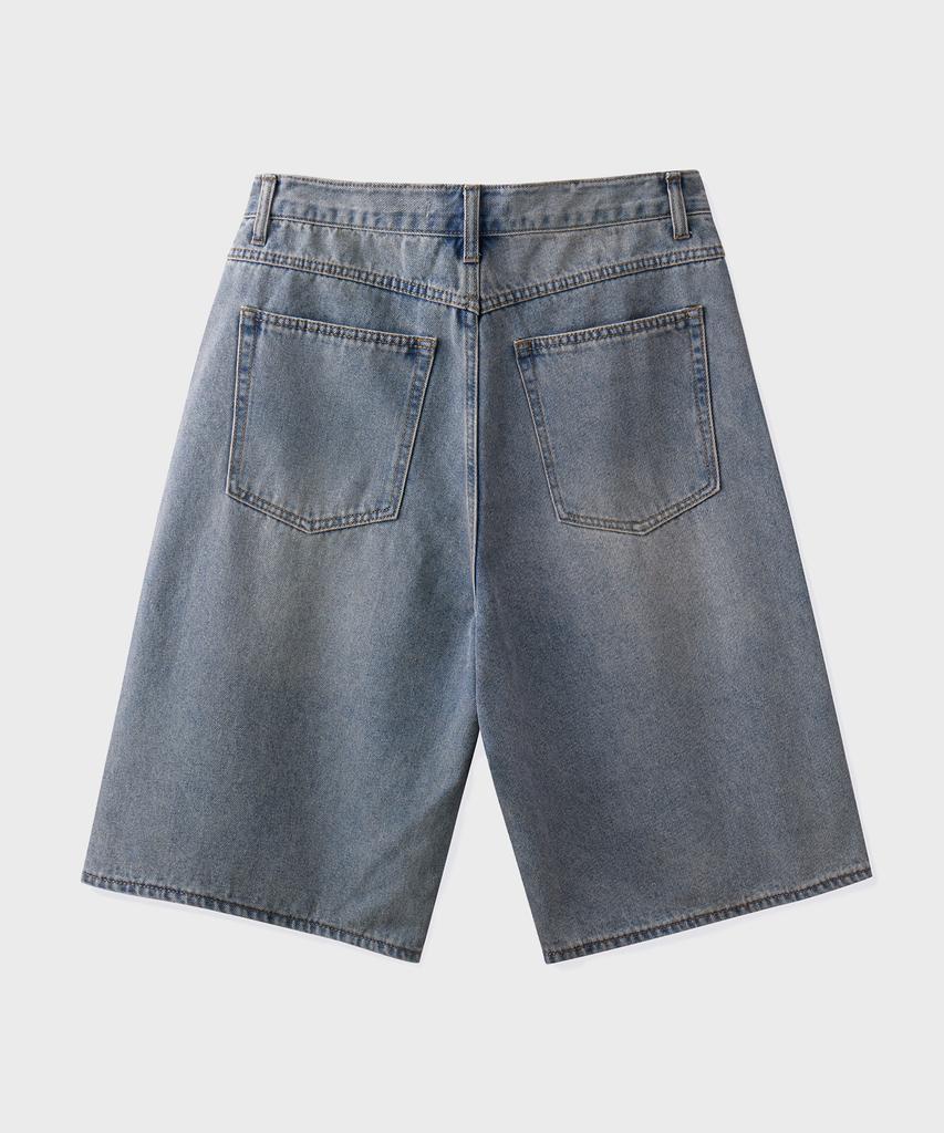Beulaendideu Bermuda Denim Shorts [Light Blue]