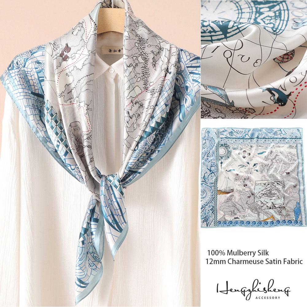 

88x88cm 100% Mulberry Silk Twill Scarf Luxury Oversized Square Shawl Elegant Women s Wrap for Spring Summer Autumn 88*88cm