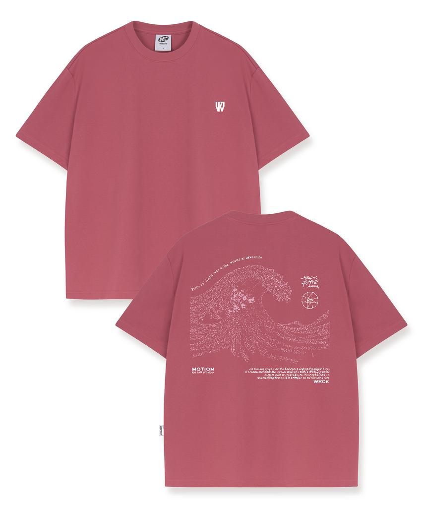 WILDROCK Motion Wave Cool Cotton Overfit Half T-Shirts