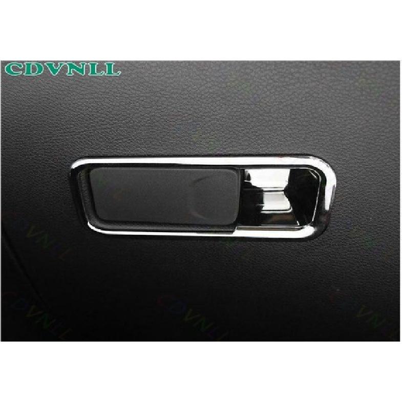 Co-Pilot Storage Box Handle Frame Trim For Jeep Compass 2017- Chrome Silver
