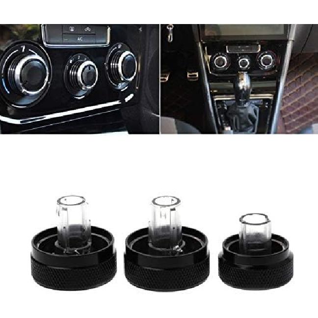 3 Pcs A/C Car Styling Air Condition Panel Control Switch Knob/Fit for VW/Fit for Passat/Fit for Jetta/Fit for Bora/Fit for Golf Mk5