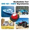 Car Battery Disconnect Switch 275A 2 Position On/Off 12V-48V Power Isolator Cut Off Shut Off for Auto Car RV Boat Truck Vehicle