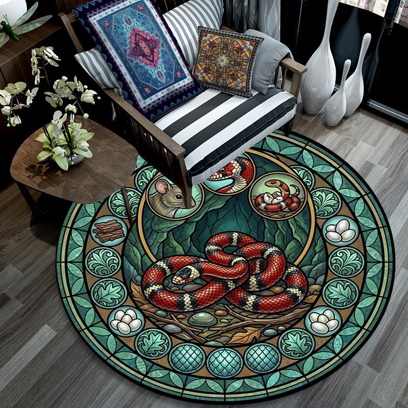 Bird Life Cycle Round Area Rug Under Office Chairs Bedroom Living Room Home Decor
