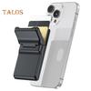 Magnetic Wallet Phone Holder 3 Cards Secure Stand Slot Card Holder for IPhone Multi-Functional Adjustable Phone Stand for MagSafe Cases