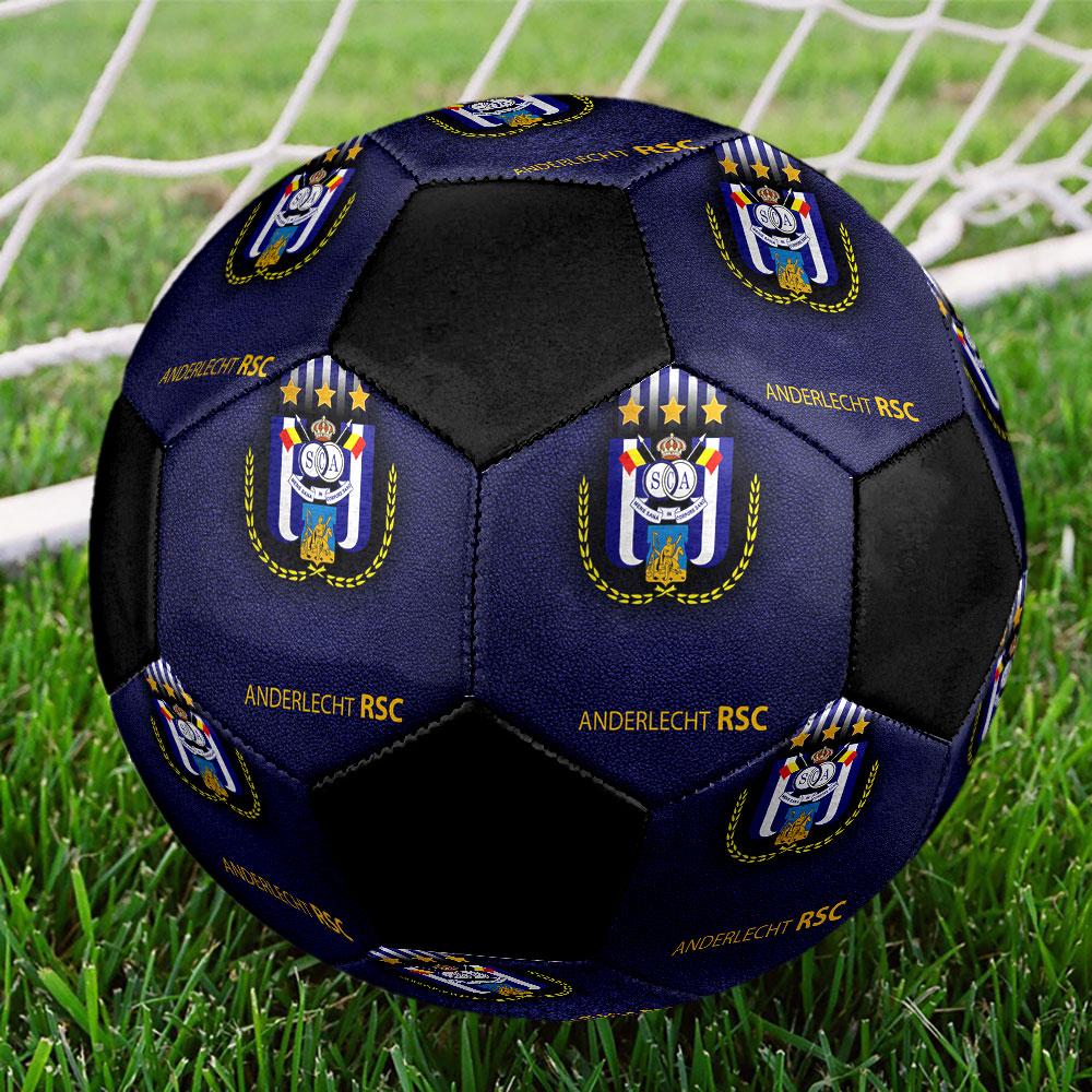 RSC Anderlecht Fußball Größe 5, Maschinengenähtes PVC, Langlebig & Hoher Rückprall, Für Alle Altersgruppen, Fanartikel, Spiele & Außenbereich.