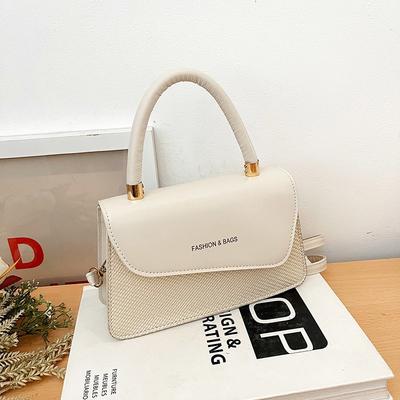 Hoge textuur casual mode veelzijdige handtas dames eenvoudige temperament dagelijkse woon-werkverkeer schouder messenger bag