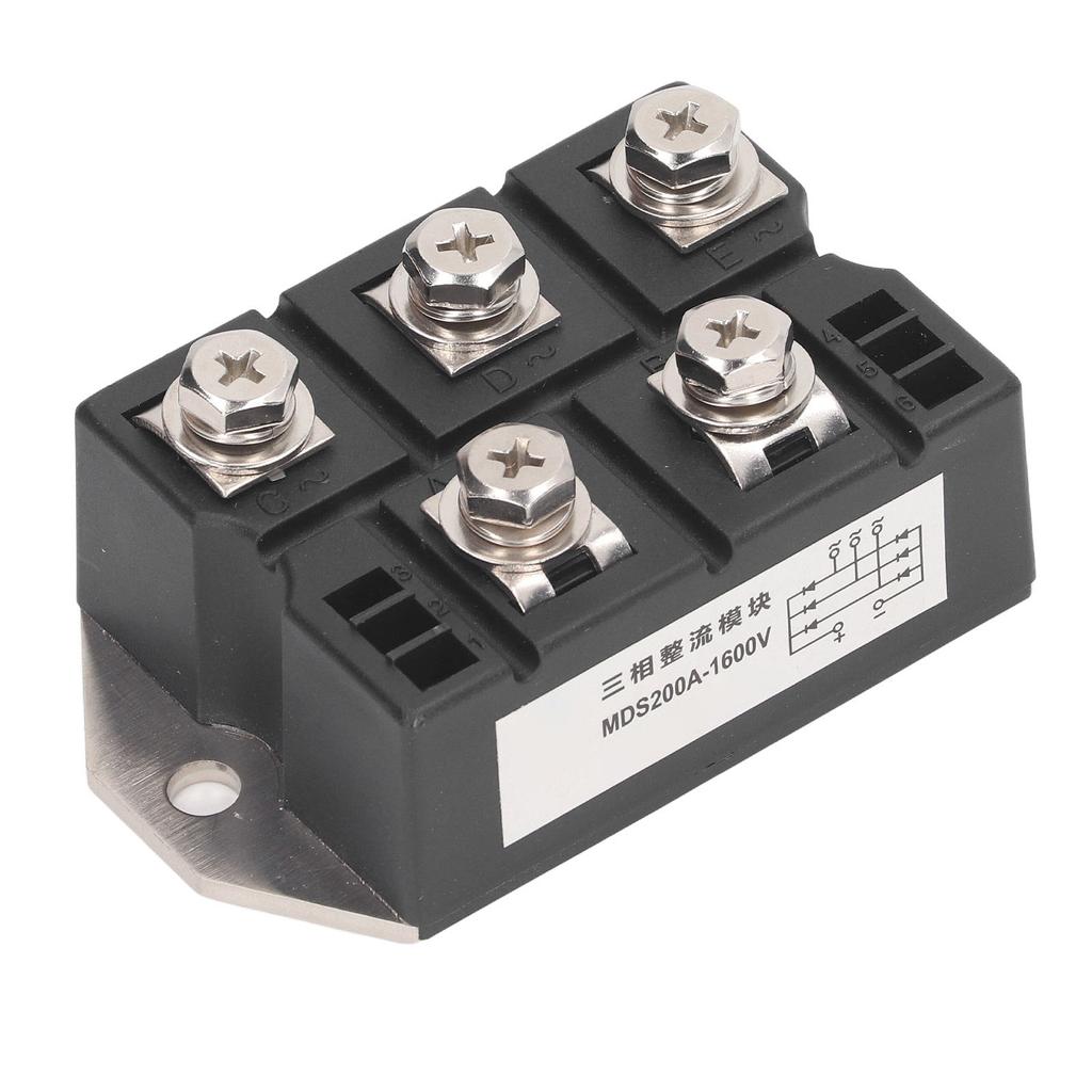Brückengleichrichter 200A 1600V 3 Phasen Diode Power Modul Kupferplatte Wärmeableitung