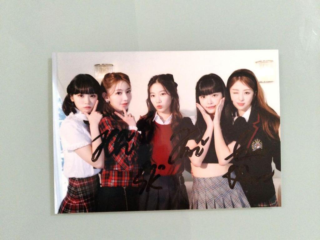 [USED] On sale...Luceraphim autographed L size photo...3