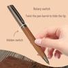 In-Stock Black Titanium Signature Wood & Metal Ballpoint Pen Gift Set