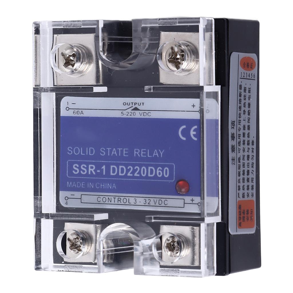 DC to DC Single Phase Solid State Relay 3?32VDC Input 5?220VDC Load SSR Relay for Control System
