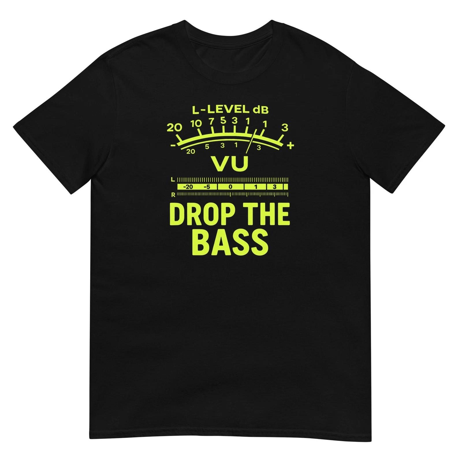 Ретро VU-метр Винтажный Hi-Fi Аудио Стерео Музыкальный Звук Футболка S