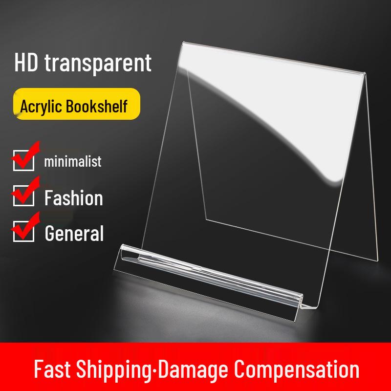 Xybp Transparent Acrylic Phone & Book Display Stand for Laptops