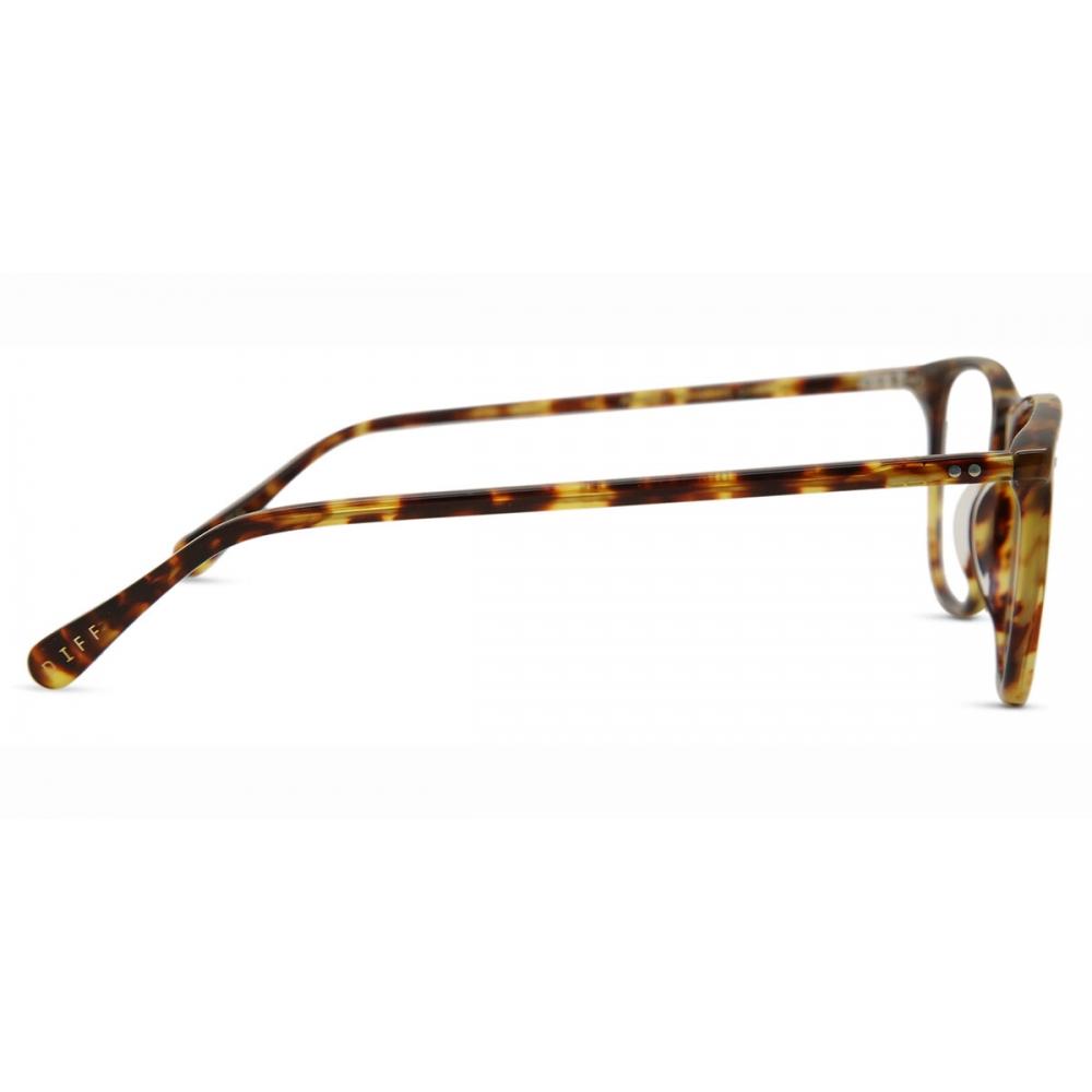 DIFF Maxwell Amber Tortoise+clear Lens Unisex Eyeglasses