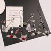 Trendy Phone Lanyard Angel Heart Keychain Pendant Durable Phone Strap Portable Phone Jewelry Suitable for Keys Phones