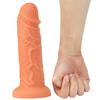 Female Big Penis Liquid Silicone Simulation Fake Penis Thick and Long Eggless Sucker Anal Plug Masturbation Device