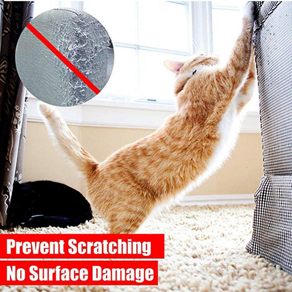 Anti Scratch Cat Tape Cat Scratch Deterrent Tape Clear Double Sided Cat Training Tape