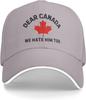Dear Canada We Hate Him Too Maple Leaf Baseball Cap Polyester Adult Adjustable Outdoor
