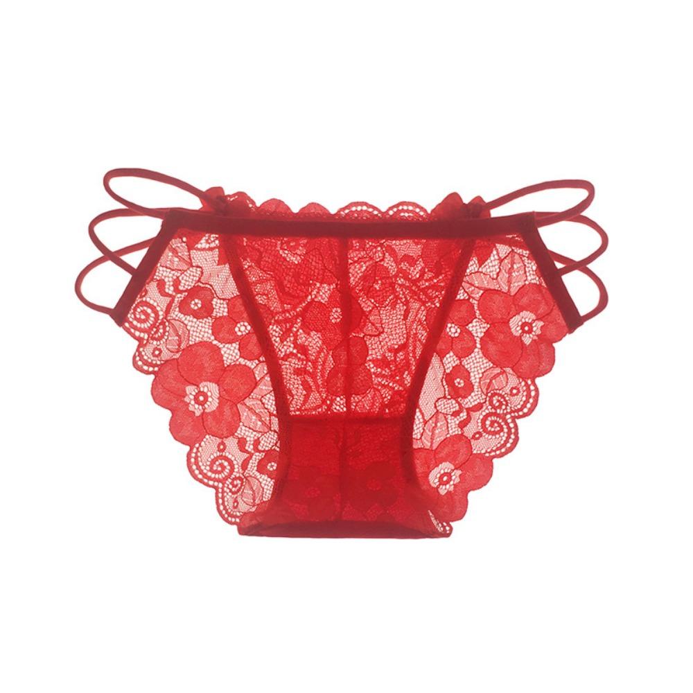 Lace Panties Women's Low Waist Sexy Hot Ultra-thin Seamless Briefs Beautiful Buttocks Sexy Panties 3025