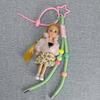 Warme Tägliche Prinzessin Puppenanhänger Schlüsselanhänger Rucksack Hängeornament DIY Kleidung Taschenanhänger Auto Schlüsselring Taschenanhänger Für Puppe